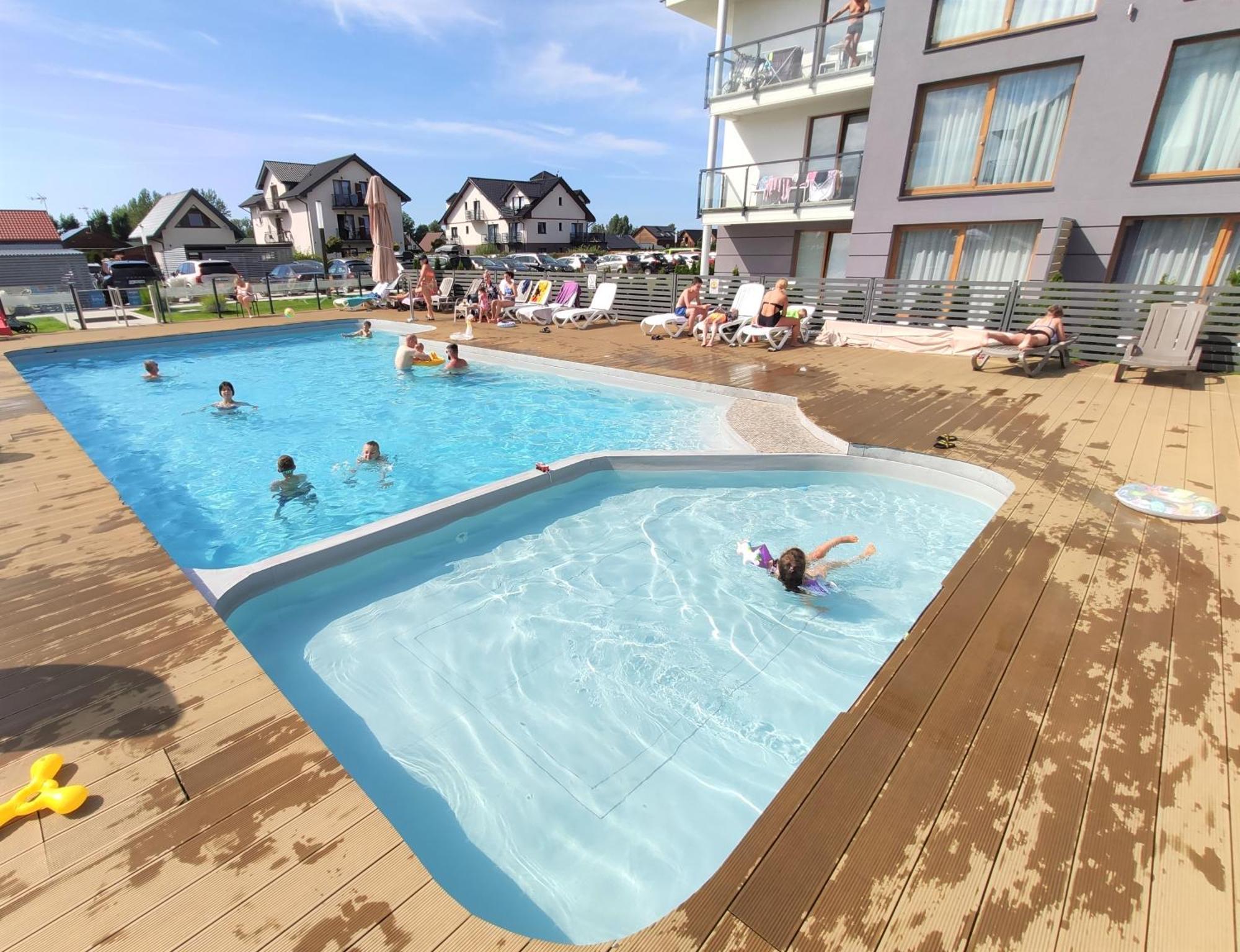 Apartament "Blu10" Z Basenem Sarbinowo Exterior photo